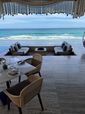 Luxury Double Room, Ocean View | Outdoor dining - Solaz Luxury Collection (San Jose del Cabo)