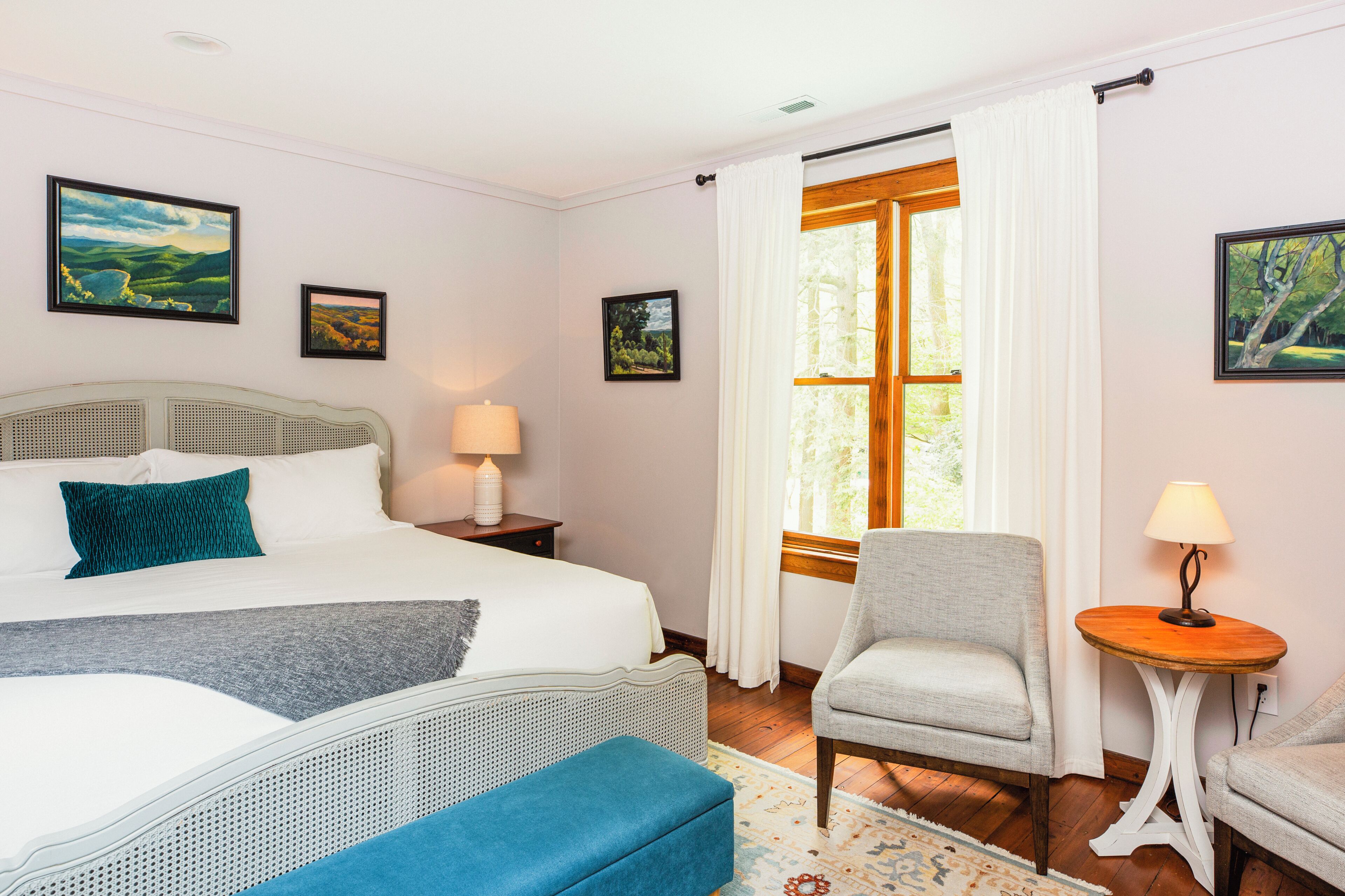 Doppelzimmer, Gartenblick