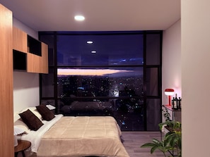1 bedroom, internet, bed sheets - Luxury Experience | Panoramic View (Sunset) (Bogotá)