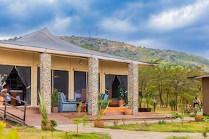 Fachada de la propiedad