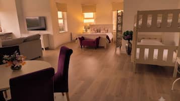 1 bedroom, iron/ironing board, Internet, bed sheets