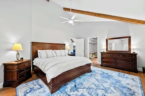 3 bedrooms, iron/ironing board, travel cot, WiFi