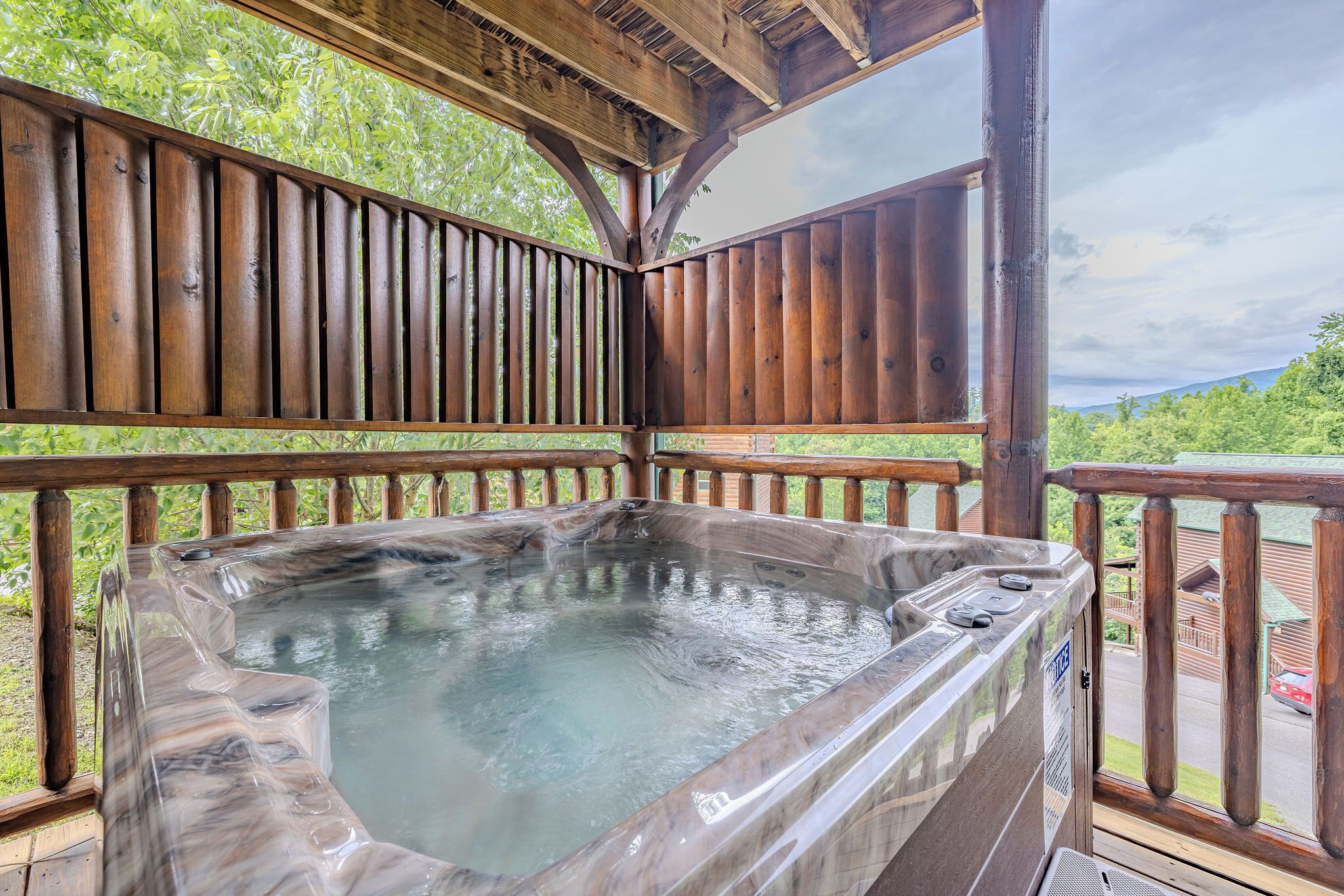 Bain à remous extérieur