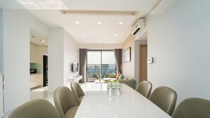 Apartemen, 3 kamar tidur, pemandangan kota | Interior