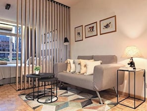Living area - PORTEÑO Central Apartment, GALERIAS PACIFICO (Buenos Aires)