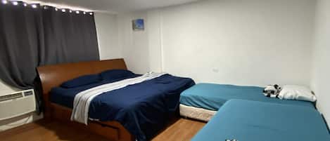4 habitaciones, internet y ropa de cama