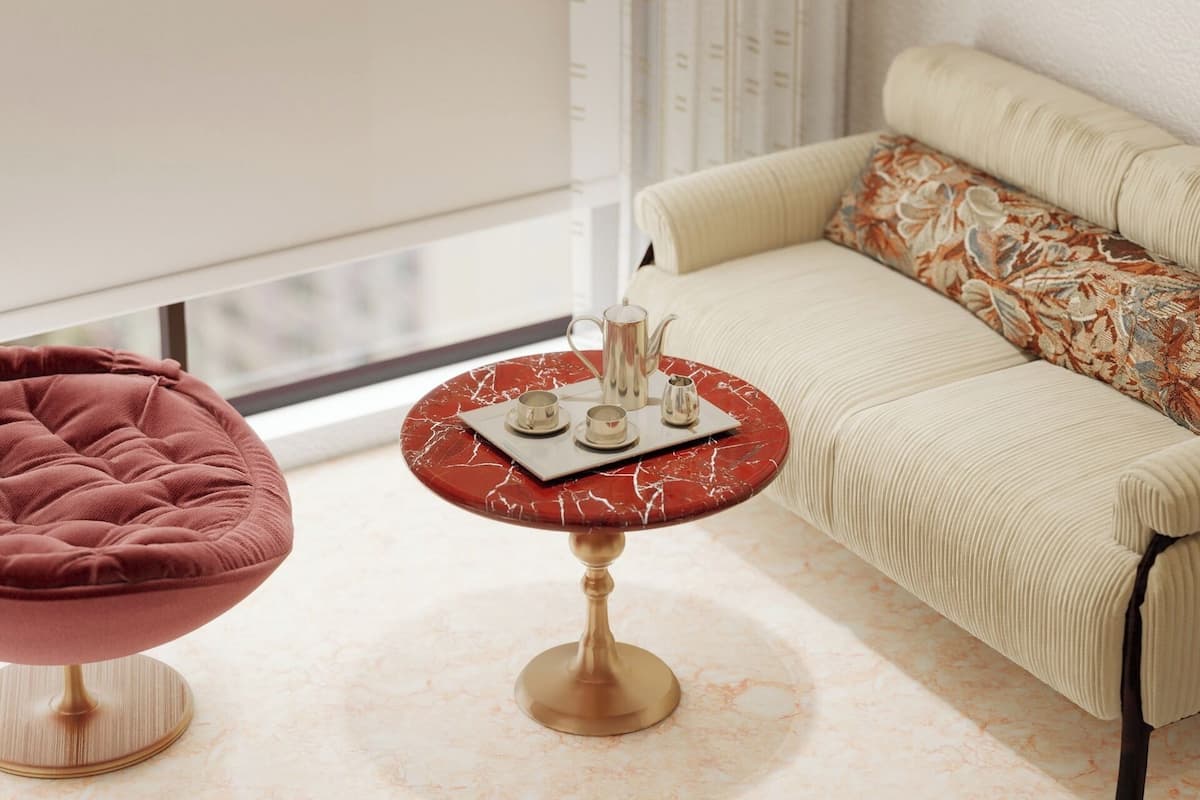 Luxury Apartment | Living area | 12-inch flat-screen TV with cable channels