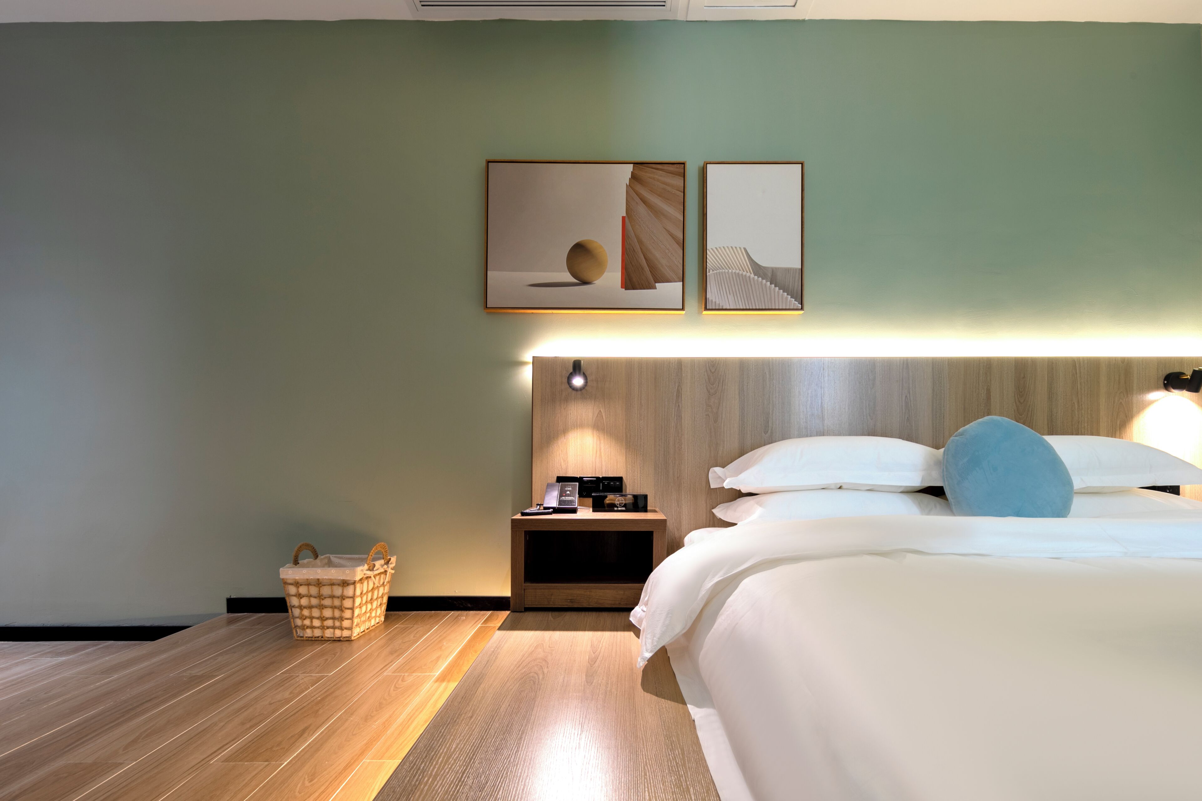Signature Double Room, Japanese Futon, City View | Desk, laptop workspace, blackout curtains, soundproofing