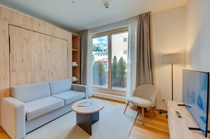 Living area - Modern Alpine Stay In San Bernardino | Ski, Hiking & Nature - Larix 201, San Bernardino, Switzerland (San Bernardino)