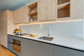 Kitchen - Residenza Larix 105 San Bernardino Alpine Apartments, San Bernardino, Switzerland (San Bernardino)