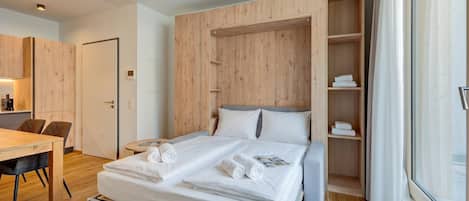 1 Schlafzimmer, Internetzugang, Bettwäsche