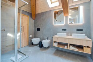 Bathroom - Modern Alpine Stay in San Bernardino | Ski, Hiking & Nature - Montana Loft 401, San Bernardino, Switzerland (San Bernardino)