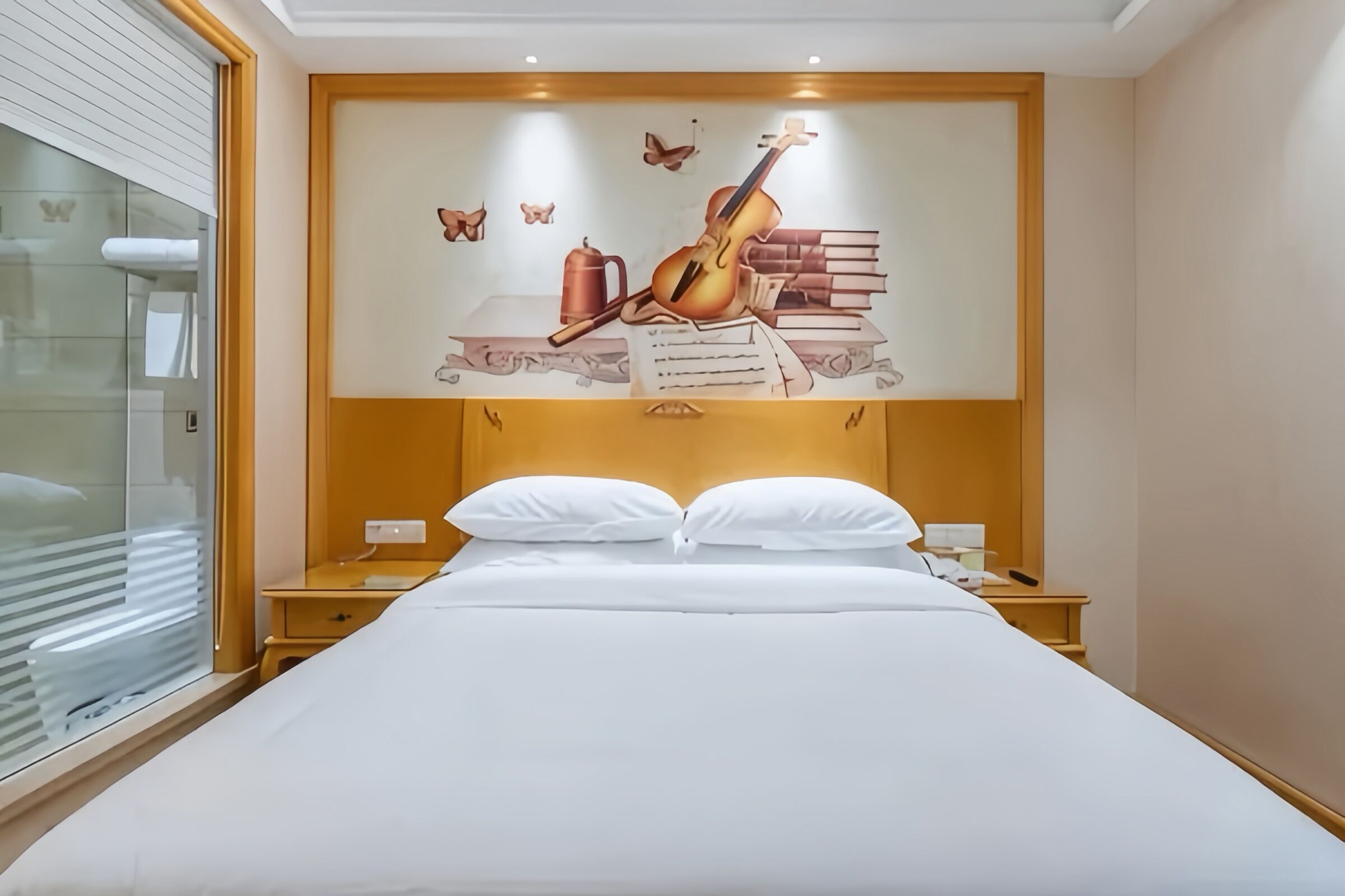 Standard Double Room, No Windows | Premium bedding, down comforters, Select Comfort beds, desk