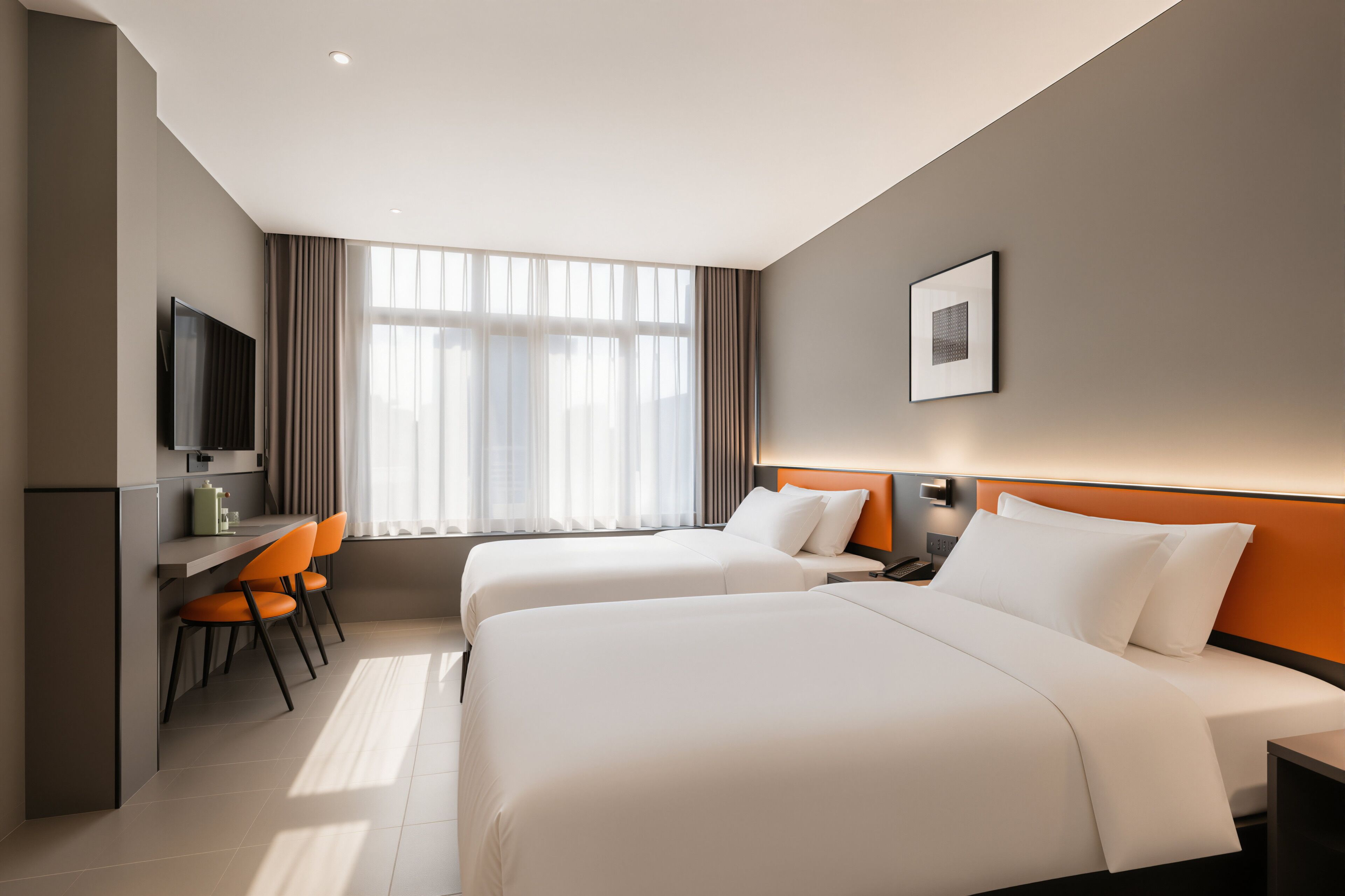 Kamar Twin Bisnis, pemandangan kota | Pemandangan dari kamar