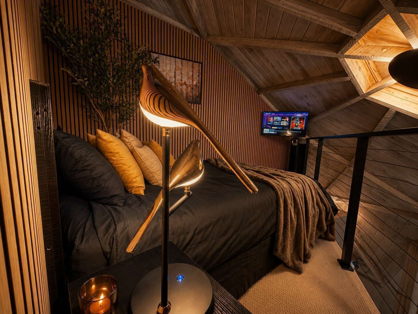 Lit parapluie, Wi-Fi, draps fournis