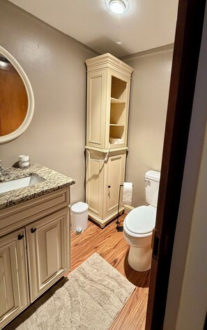 Hair dryer, towels, soap, toilet paper - Comfy House with Spring Creek view (State College)