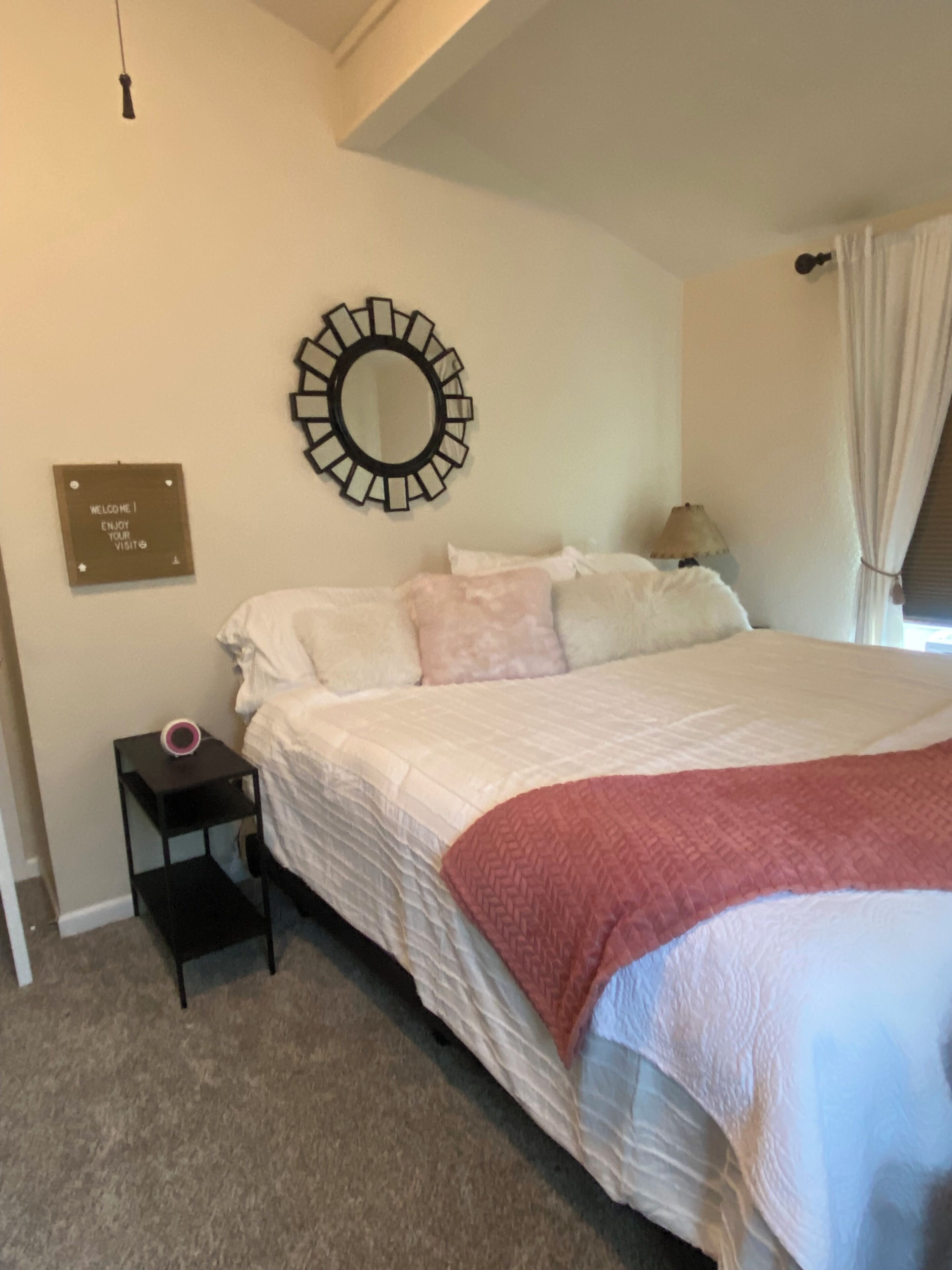 1 bedroom, WiFi, bed sheets