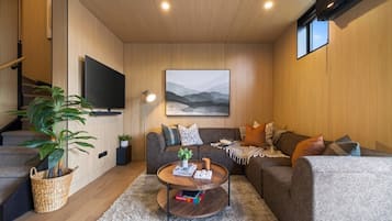 TV, books, stereo