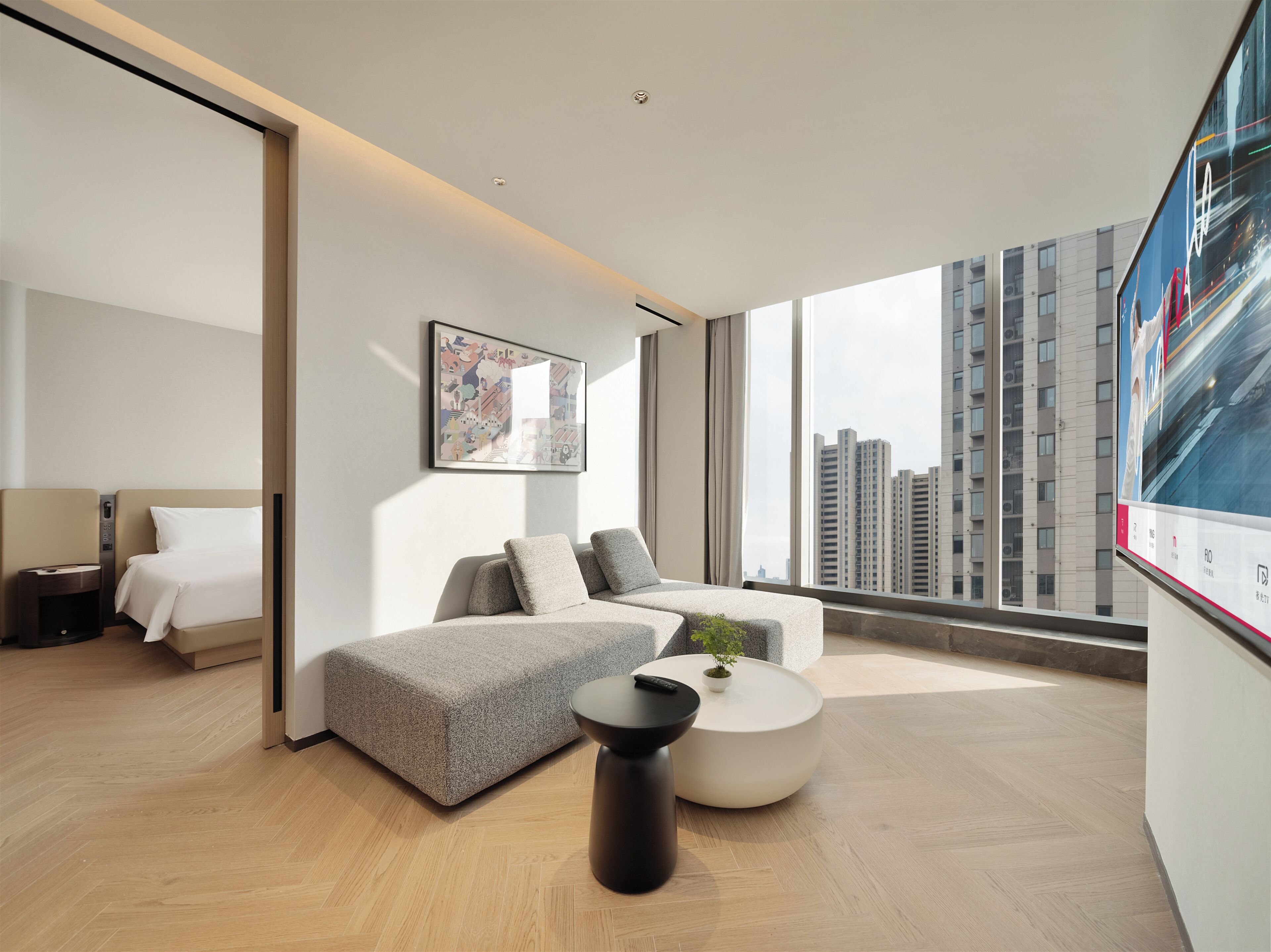 Basic-Suite, Stadtblick | Innenbereich