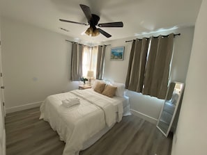 3 bedrooms, iron/ironing board, WiFi, bed sheets