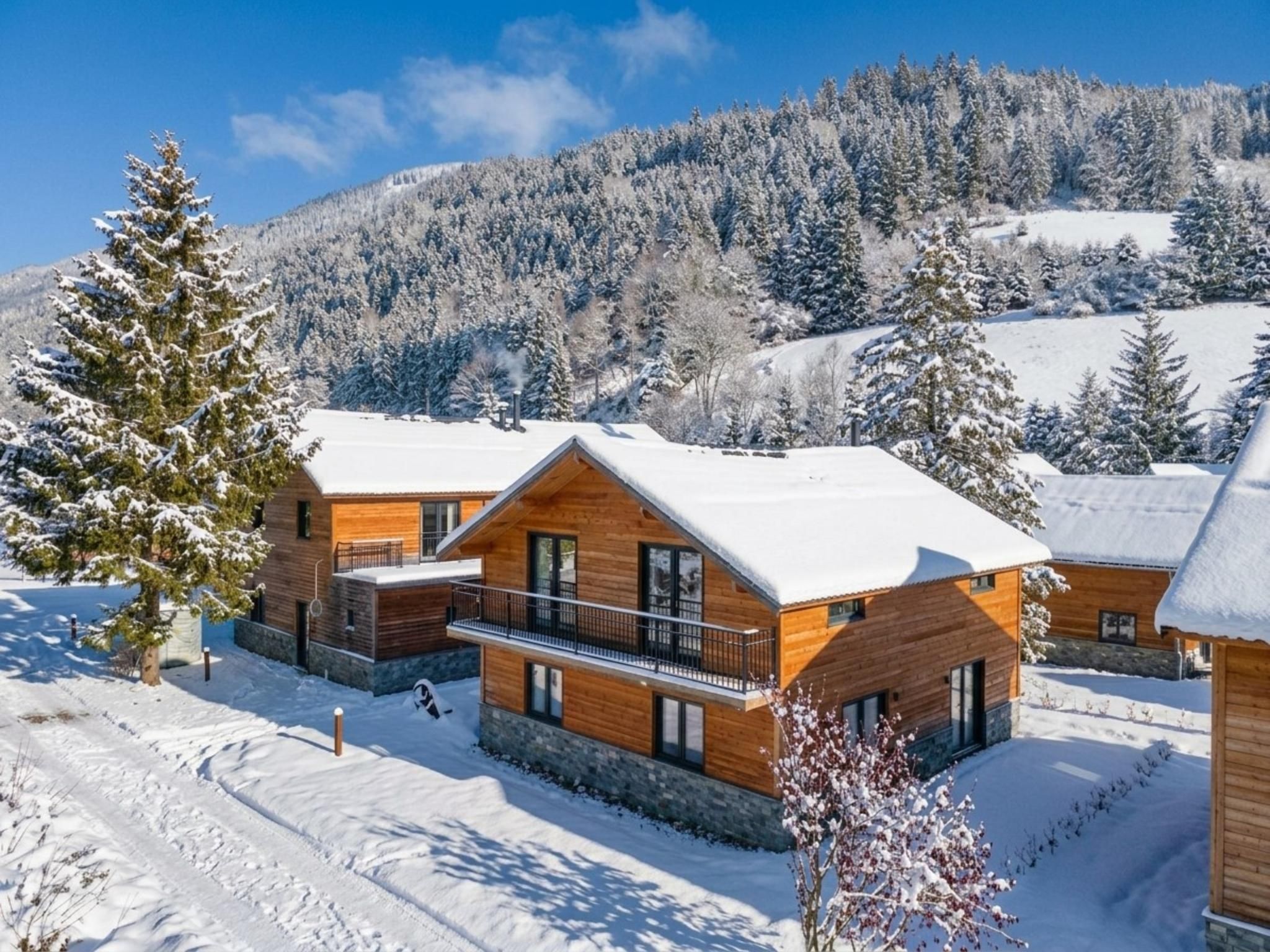 Außenseite Ferienhaus [Winter]