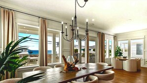 Dining - The Pearl of Pier Park! Heated Pool!  Steps from Beach! Putt Putt! Sleeps 16! (Panama City Beach)