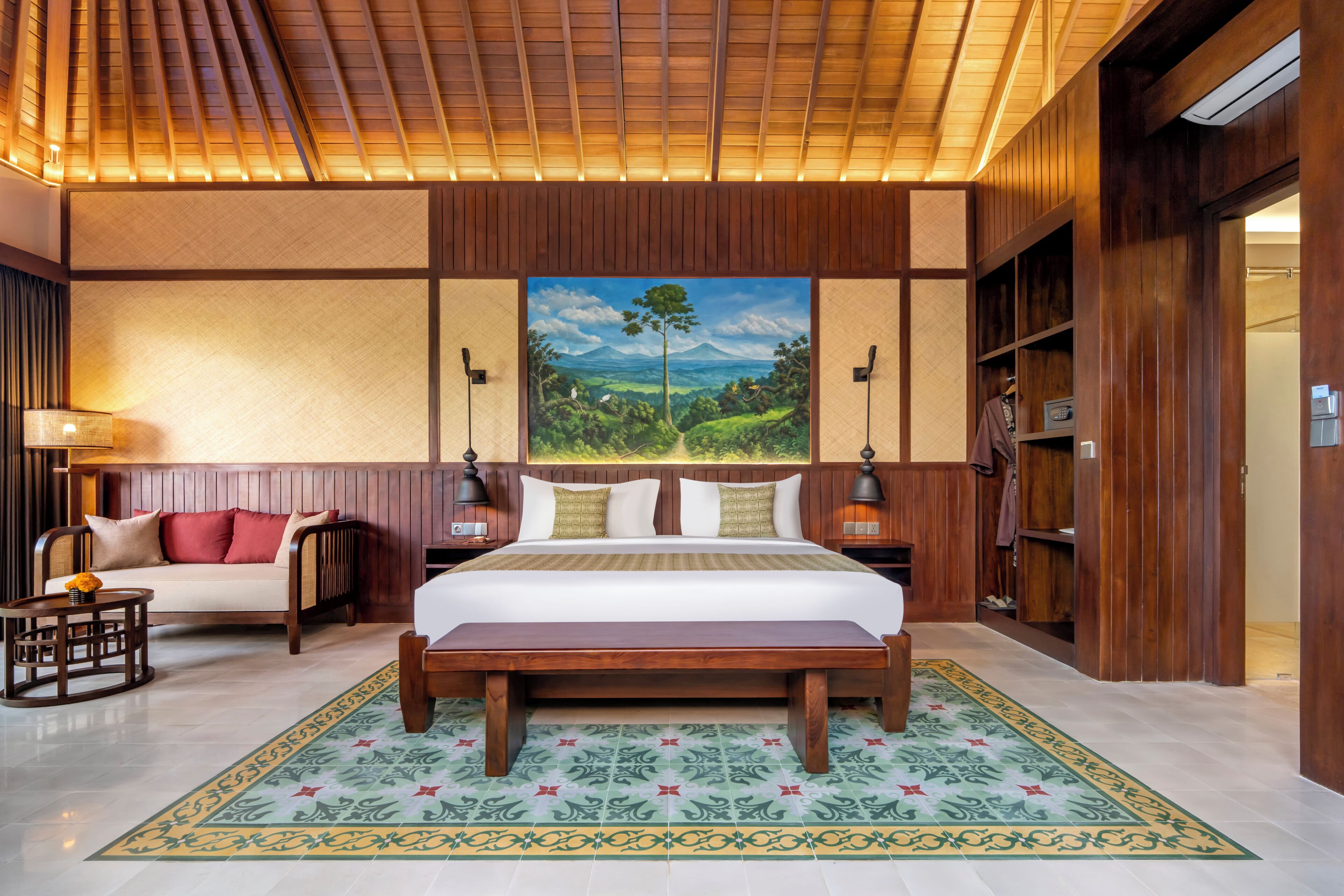 Premier Jungle Pool Villa | Minibar, in-room safe, desk, blackout drapes