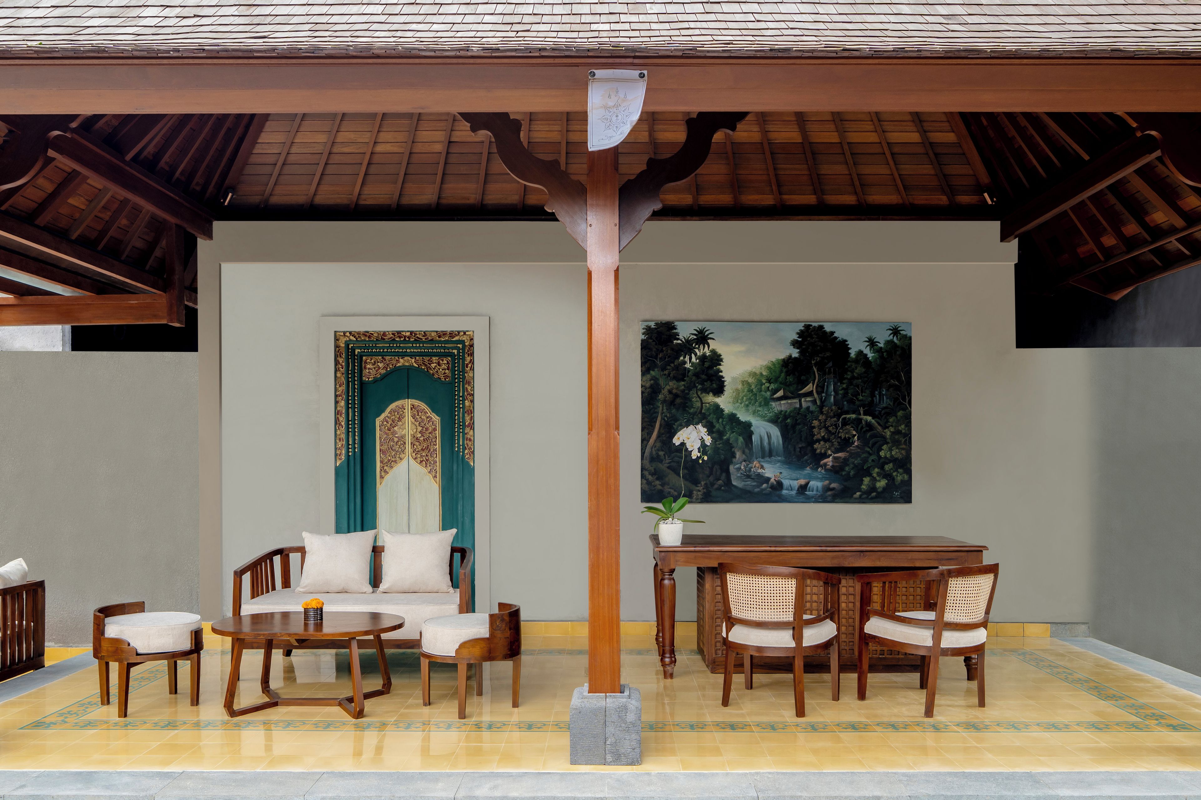 บริเวณนั่งเล่นที่ล็อบบี้