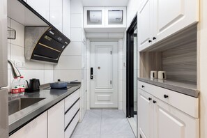 Dúplex superior | Cocina básica privada | Frigorífico
