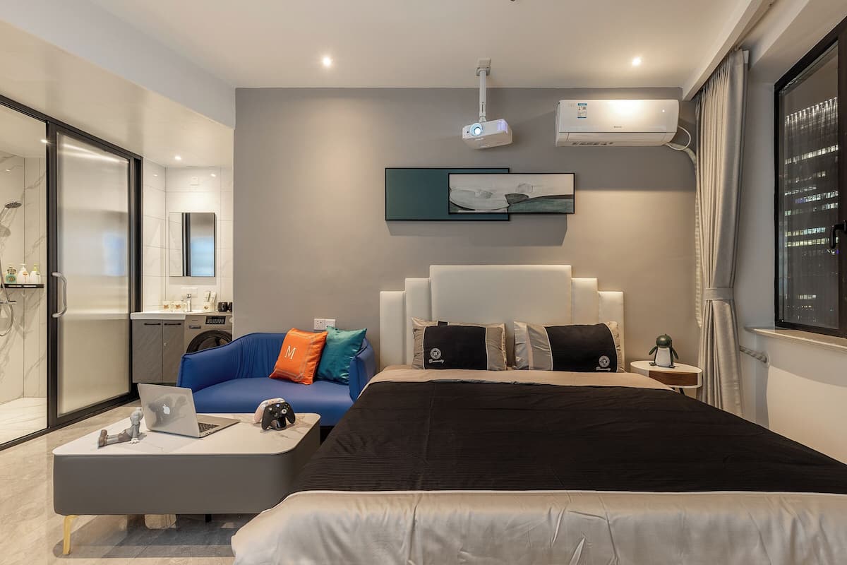 Doppia Design, vista città | Wi-Fi gratuito, lenzuola