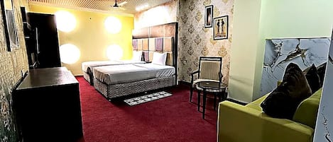Luxury Double Room, Balcony, City View