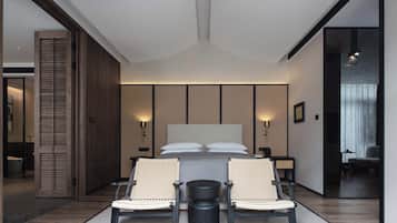Tradisjonell suite | Minibar, blendingsgardiner, lydisolert og wi-fi (inkludert)