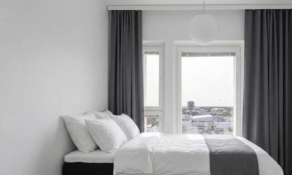 Comfort Apartment, 2 Bedrooms, City View | Blackout curtains, free WiFi, bed sheets
