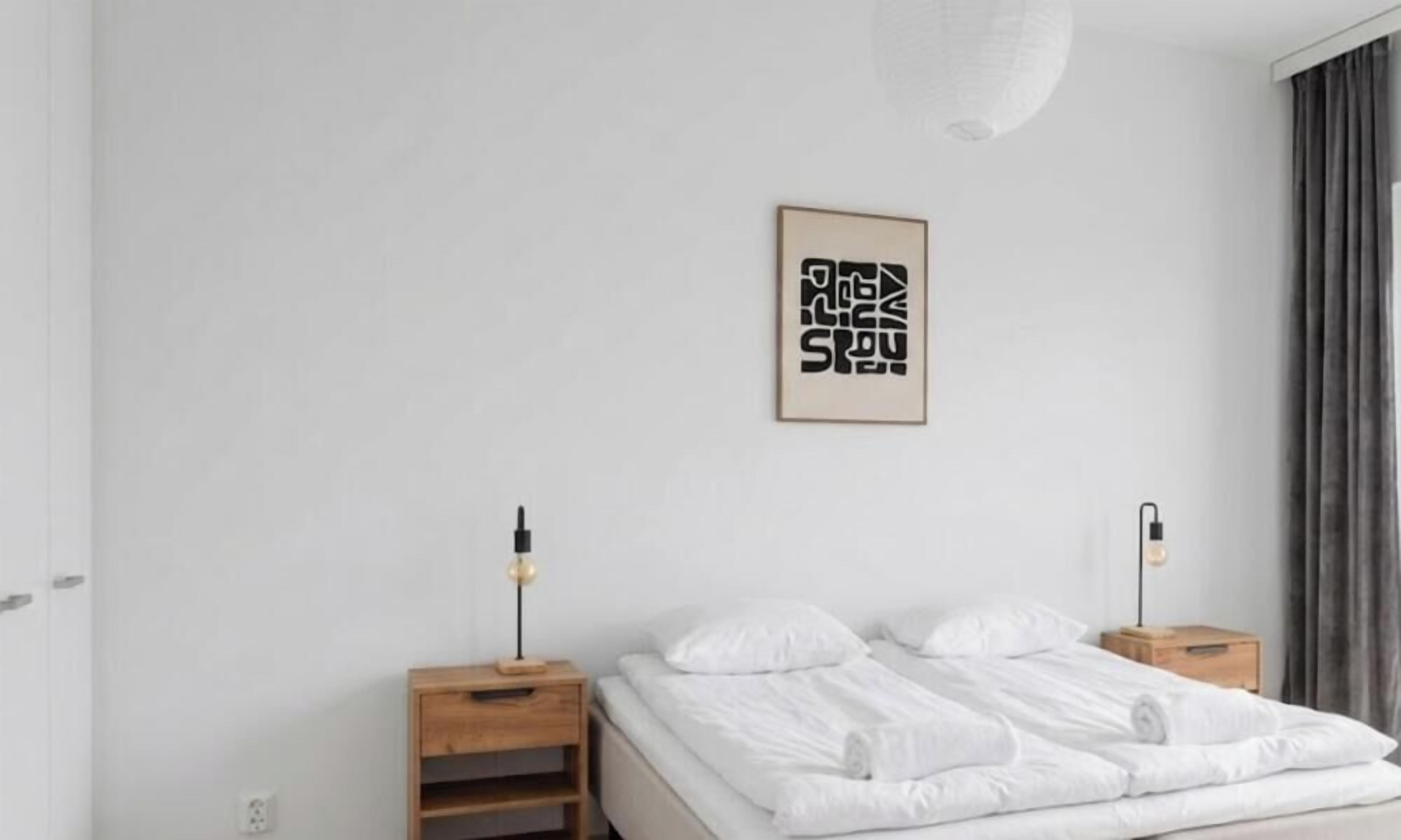 Comfort-Apartment, 2 Schlafzimmer, Stadtblick | Verdunkelungsvorhänge, kostenloses WLAN, Bettwäsche