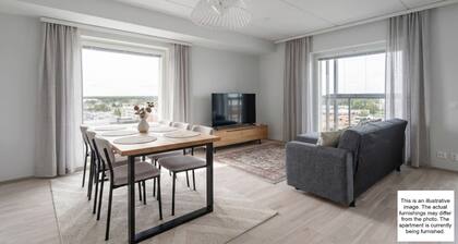 New 2BR Apt with Sauna & Stunning Views