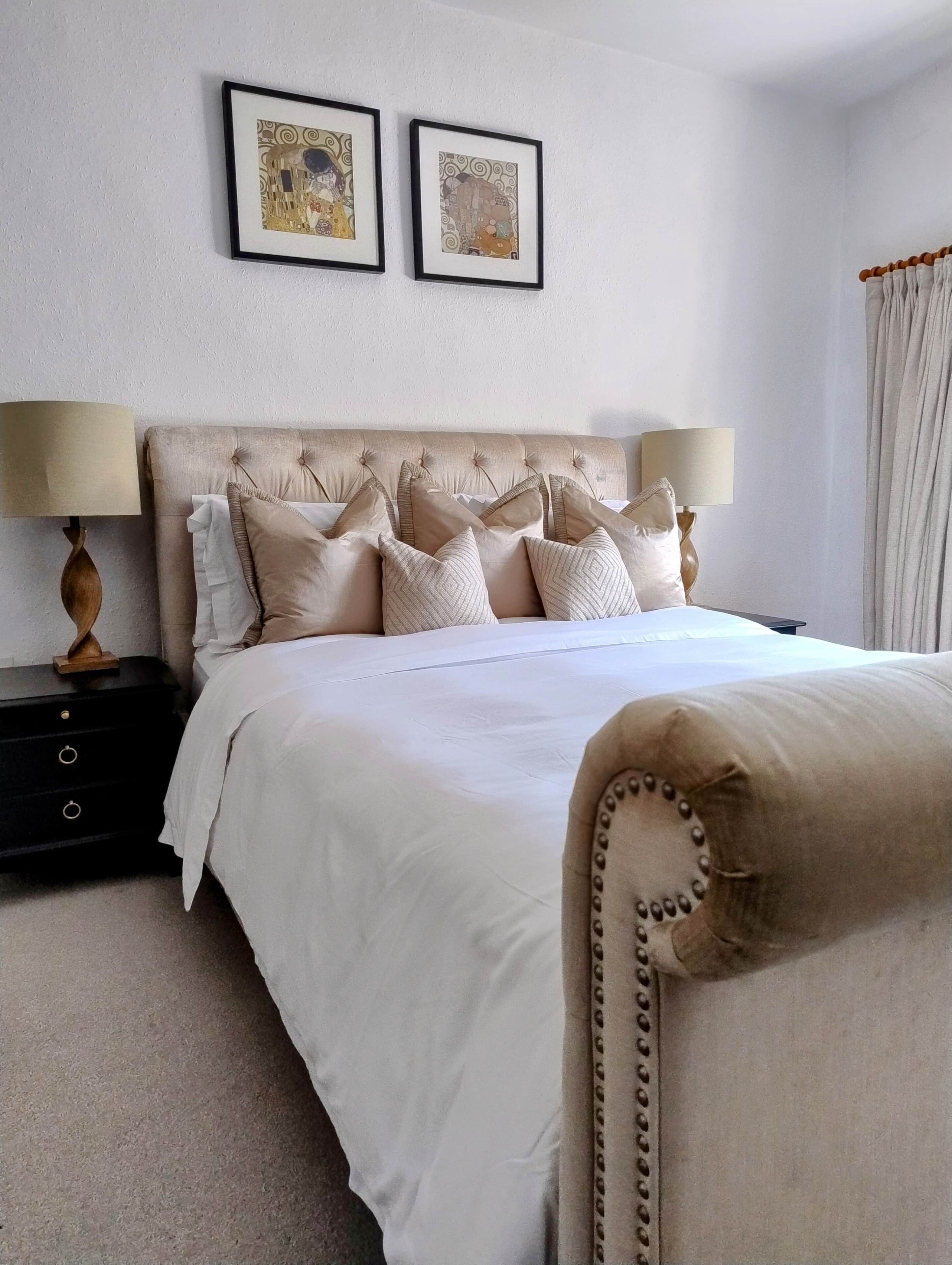 3 bedrooms, desk, iron/ironing board, travel cot