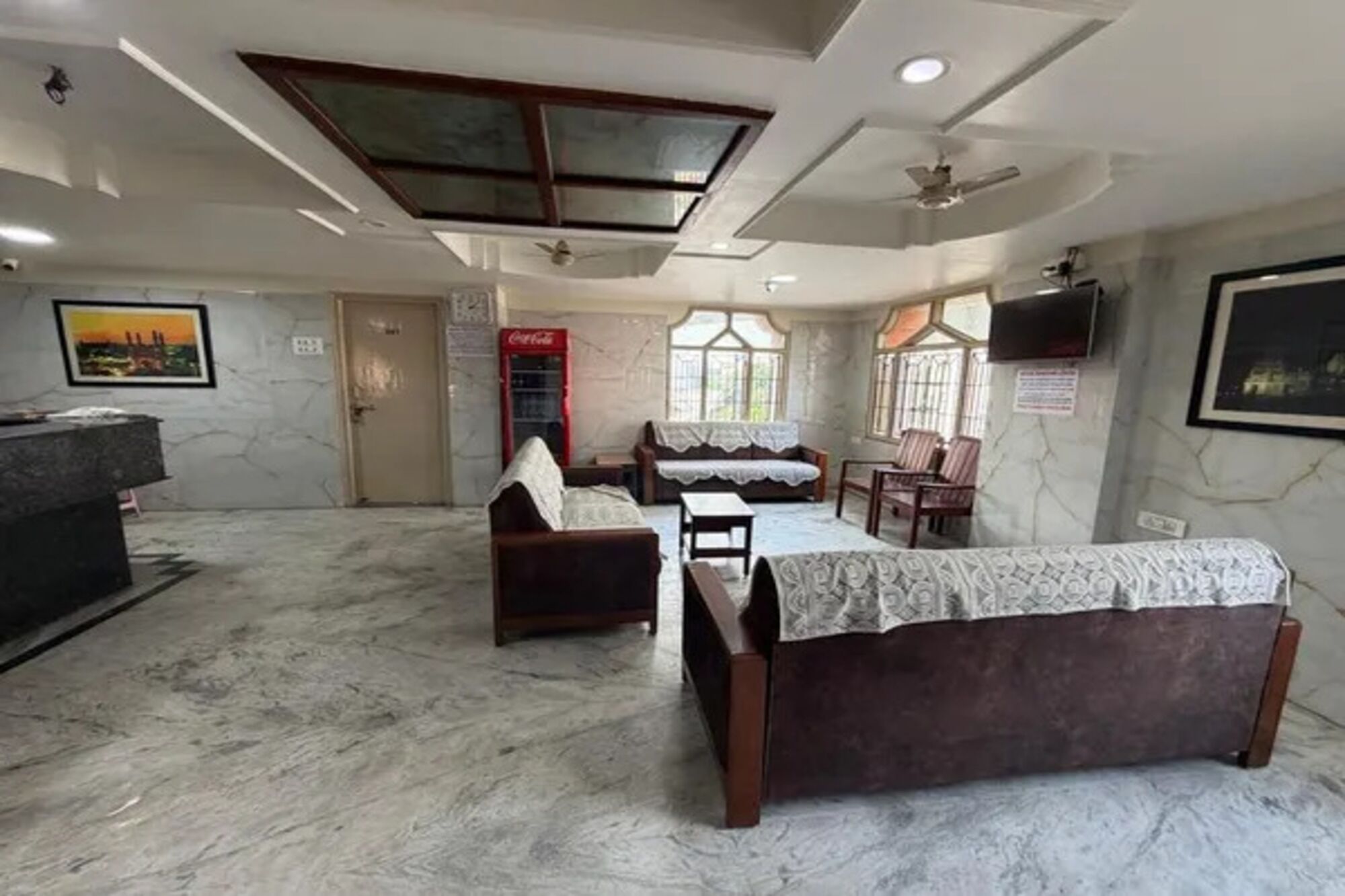 Sala de estar en el lobby