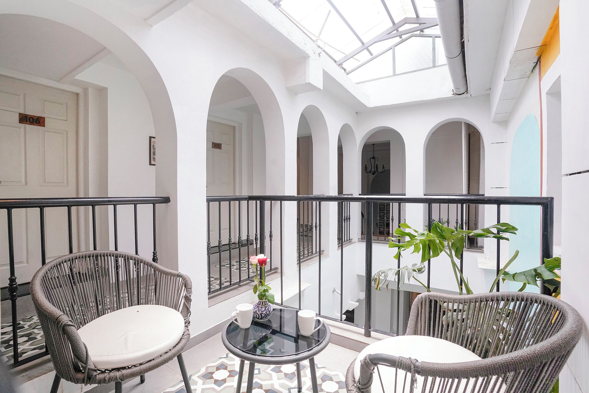Lobby sitting area