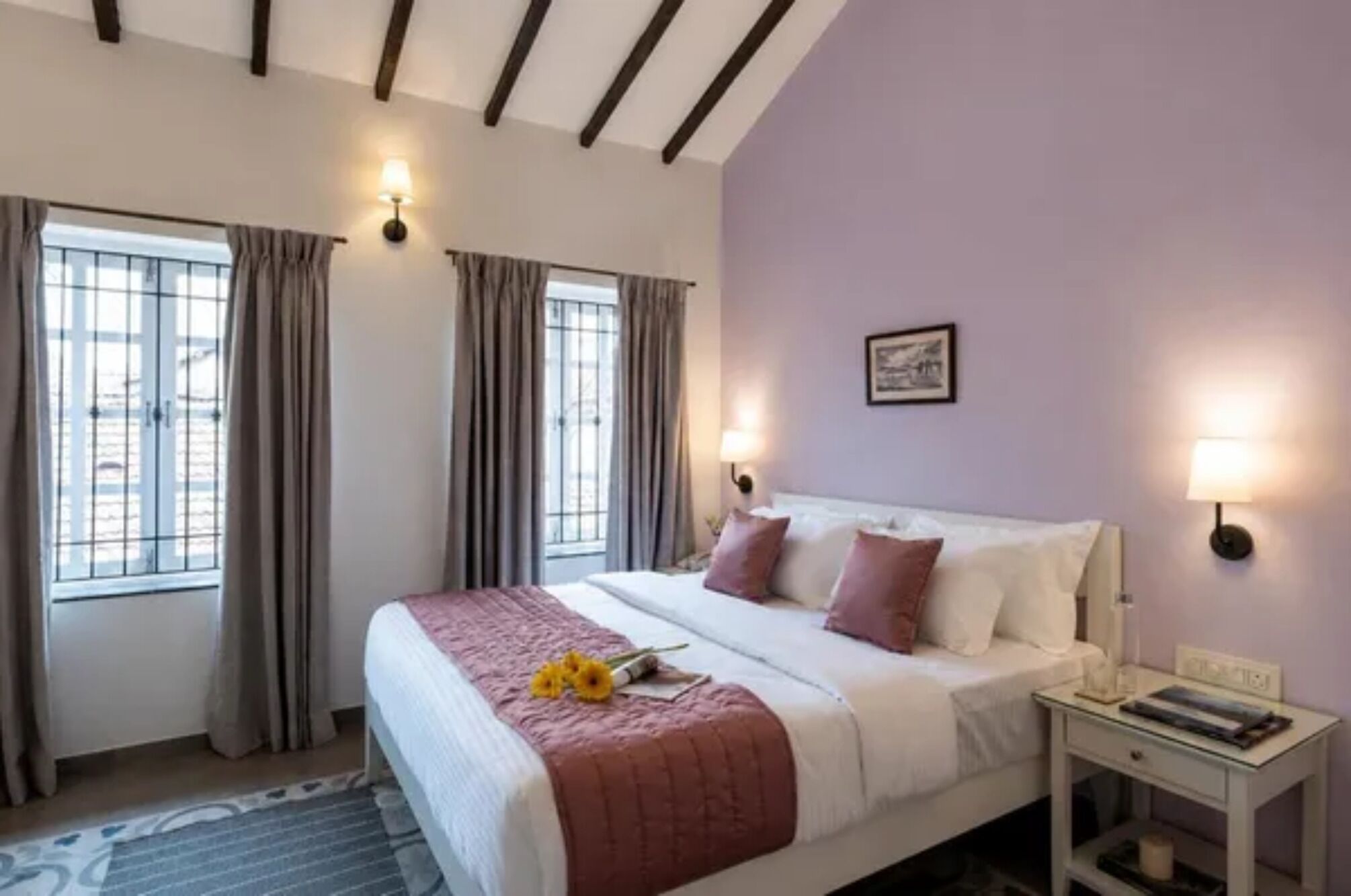 Habitación Deluxe | Sábanas de algodón egipcio, ropa de cama de alta calidad, caja fuerte