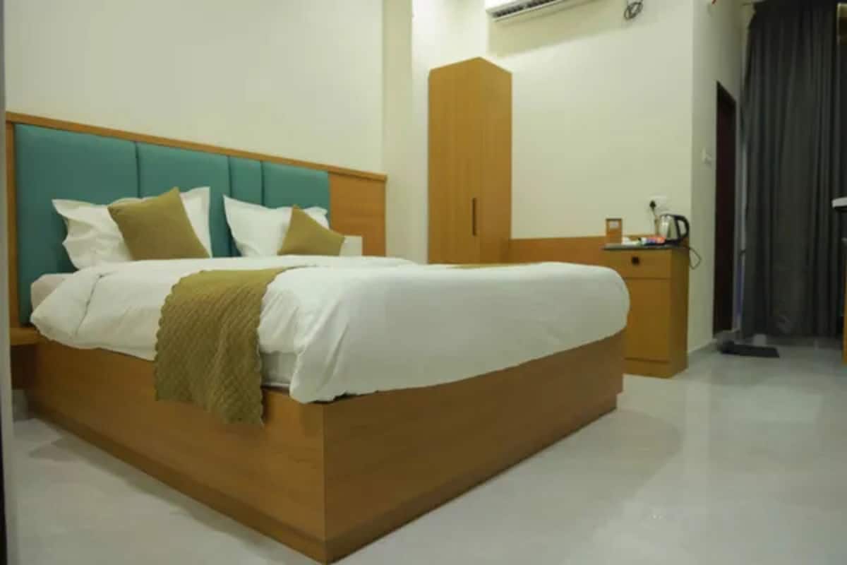 Phòng Deluxe | Bộ trải giường bằng vải cotton Ai Cập, bộ đồ giường cao cấp