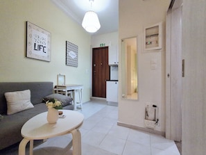 Apartment, Balcony | Living area - A Cozy Urban Nest in Kolonaki (Athina)