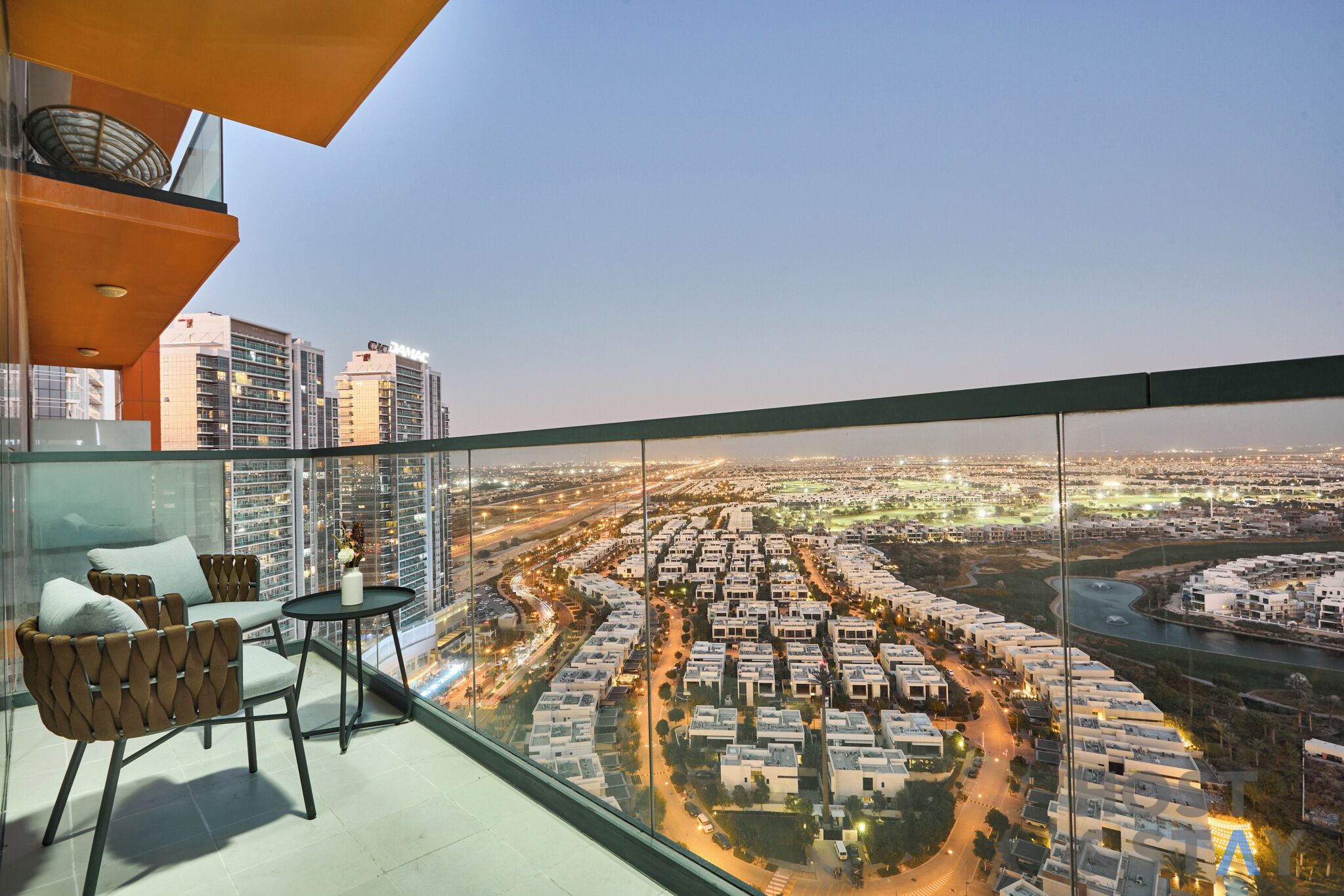 Apartamento luxo, 1 quarto, vista para o campo de golfe | Vista da sacada