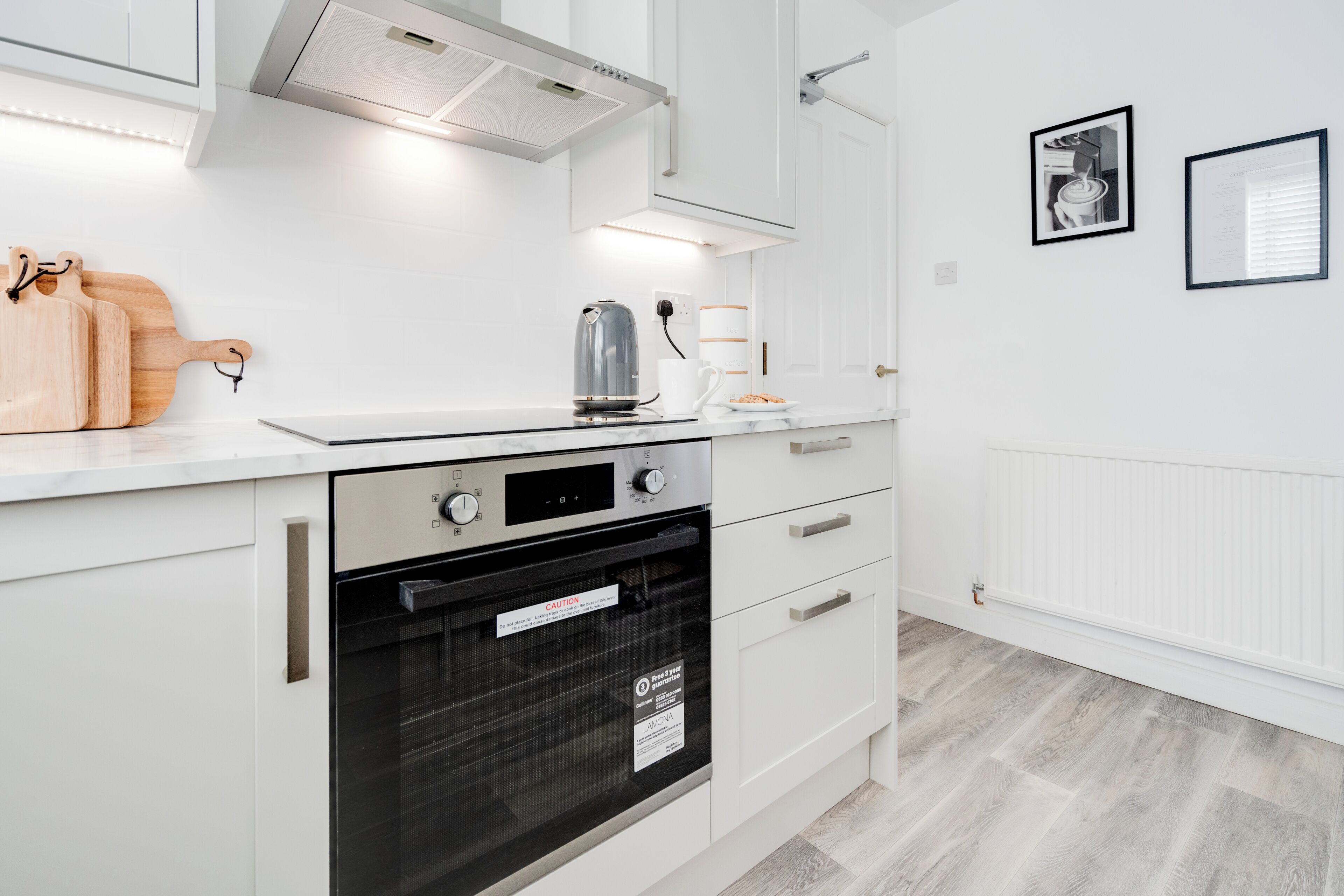 Microwave, oven, dishwasher