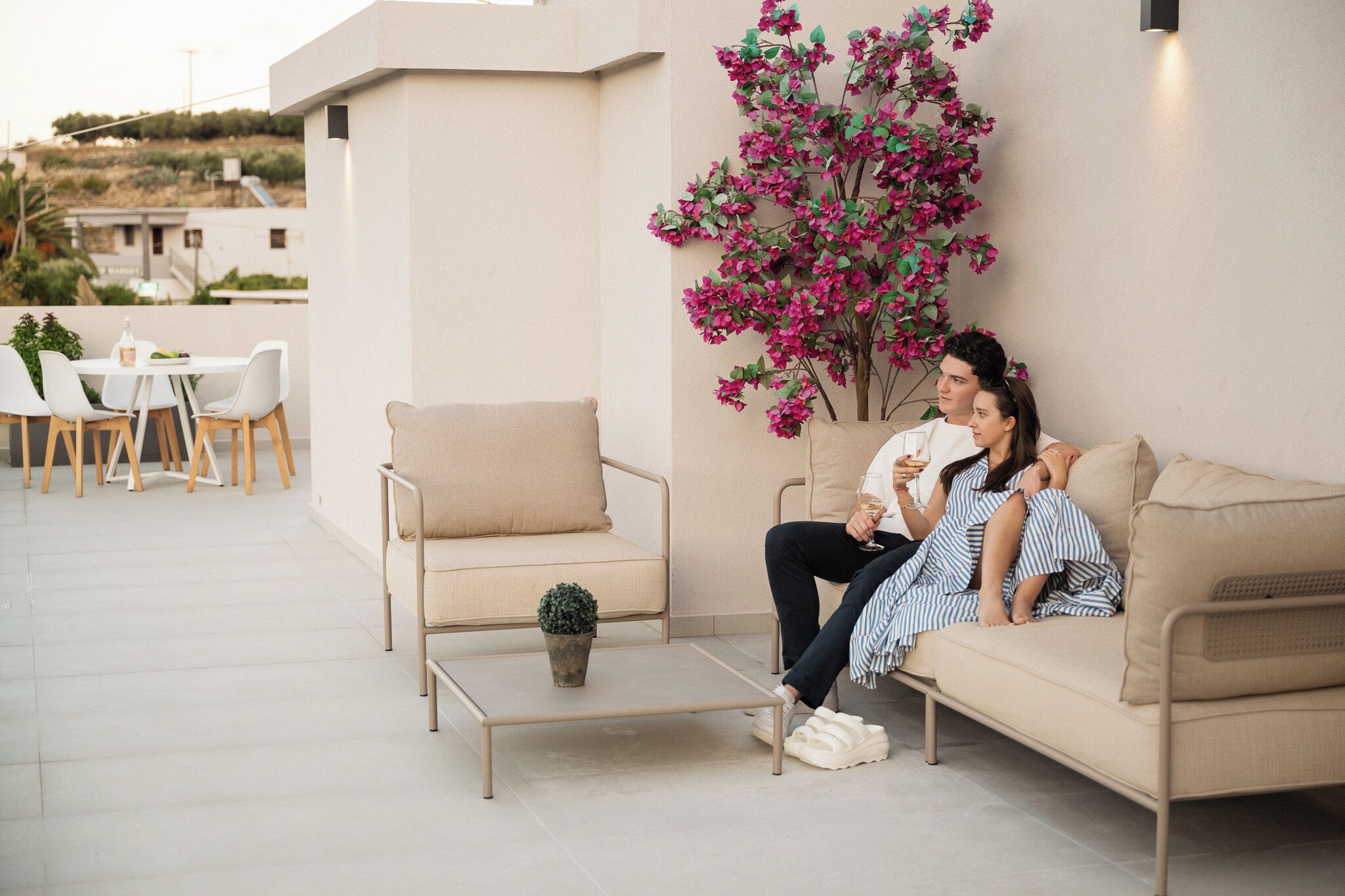 Luxury Apartment, Partial Sea View | Garden view