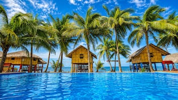 Cottage Standard, vue plage | Piscine