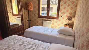 2 slaapkamers, beddengoed
