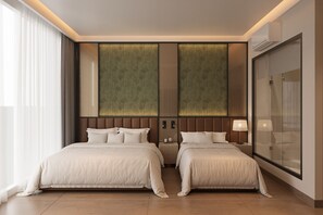 In-room safe, blackout curtains, iron/ironing board, free WiFi - A25 Hotel - 2B Cao Thang (Phuong Ban Co)