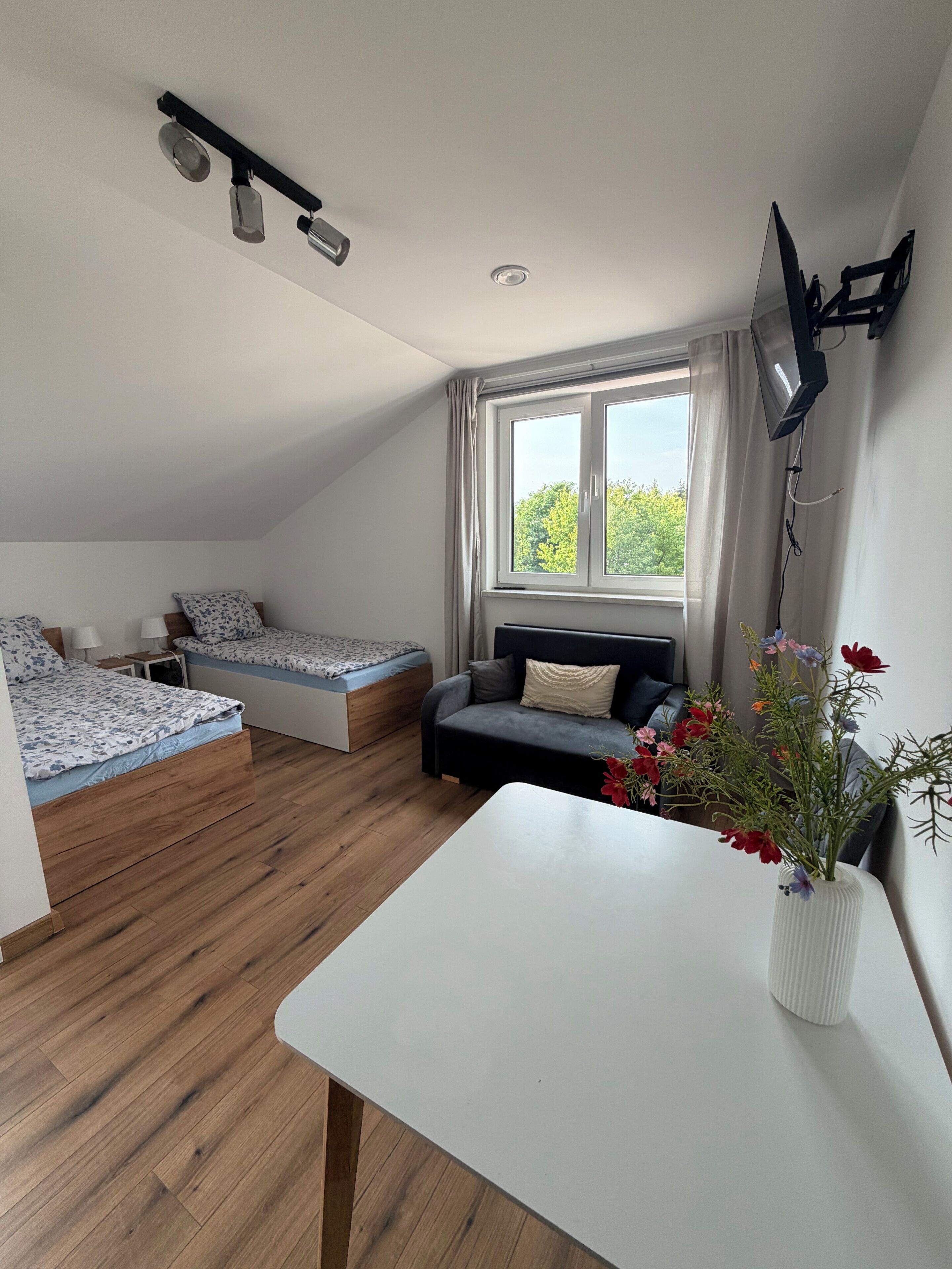 5 habitaciones, escritorio, tabla de planchar con plancha y wifi gratis 