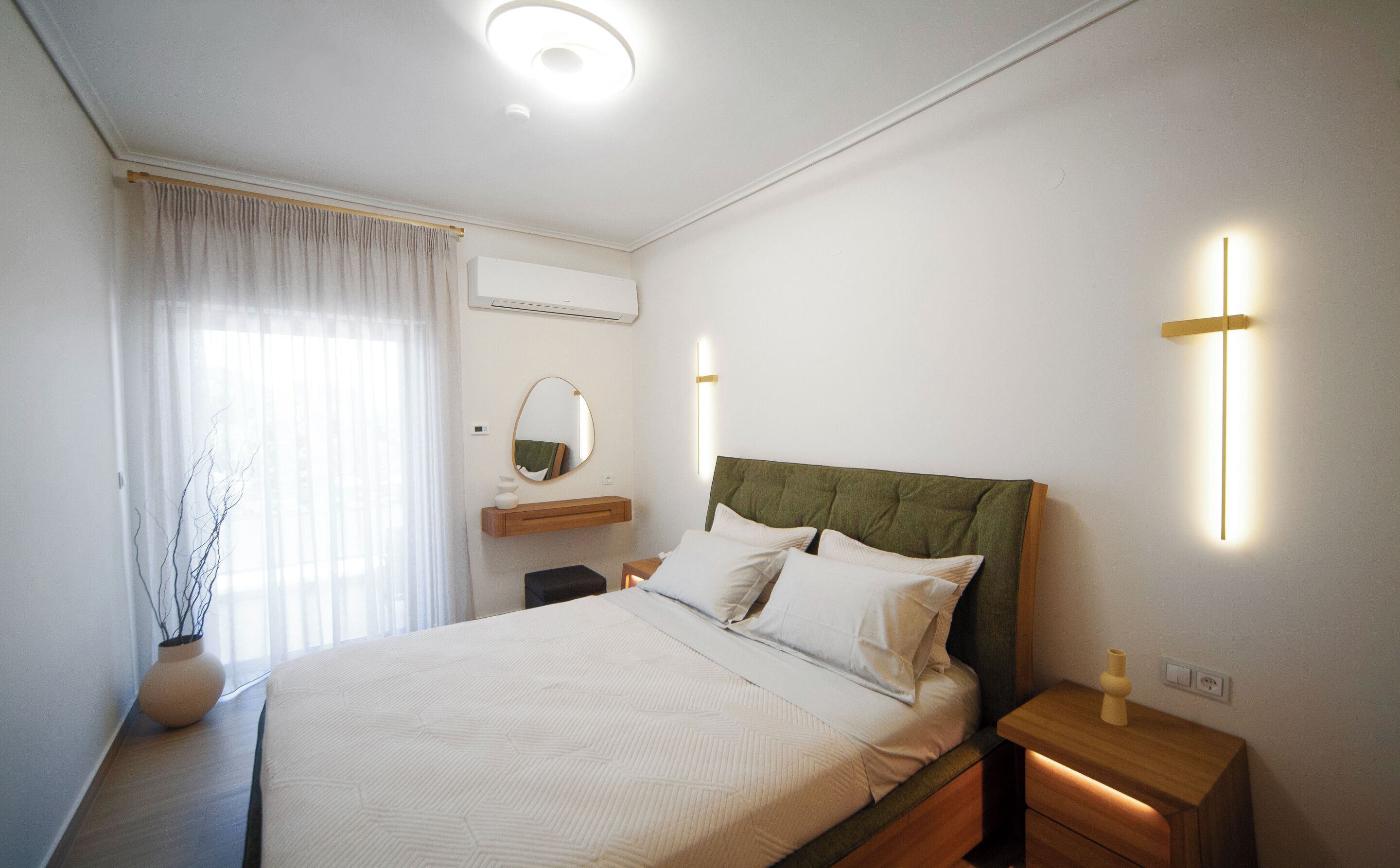 Departamento, 2 habitaciones | Insonorización, tabla de planchar con plancha y cuna de viaje 