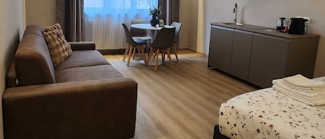 华丽开间 | 客房内保险箱、隔音、熨斗/熨板、免费 WiFi